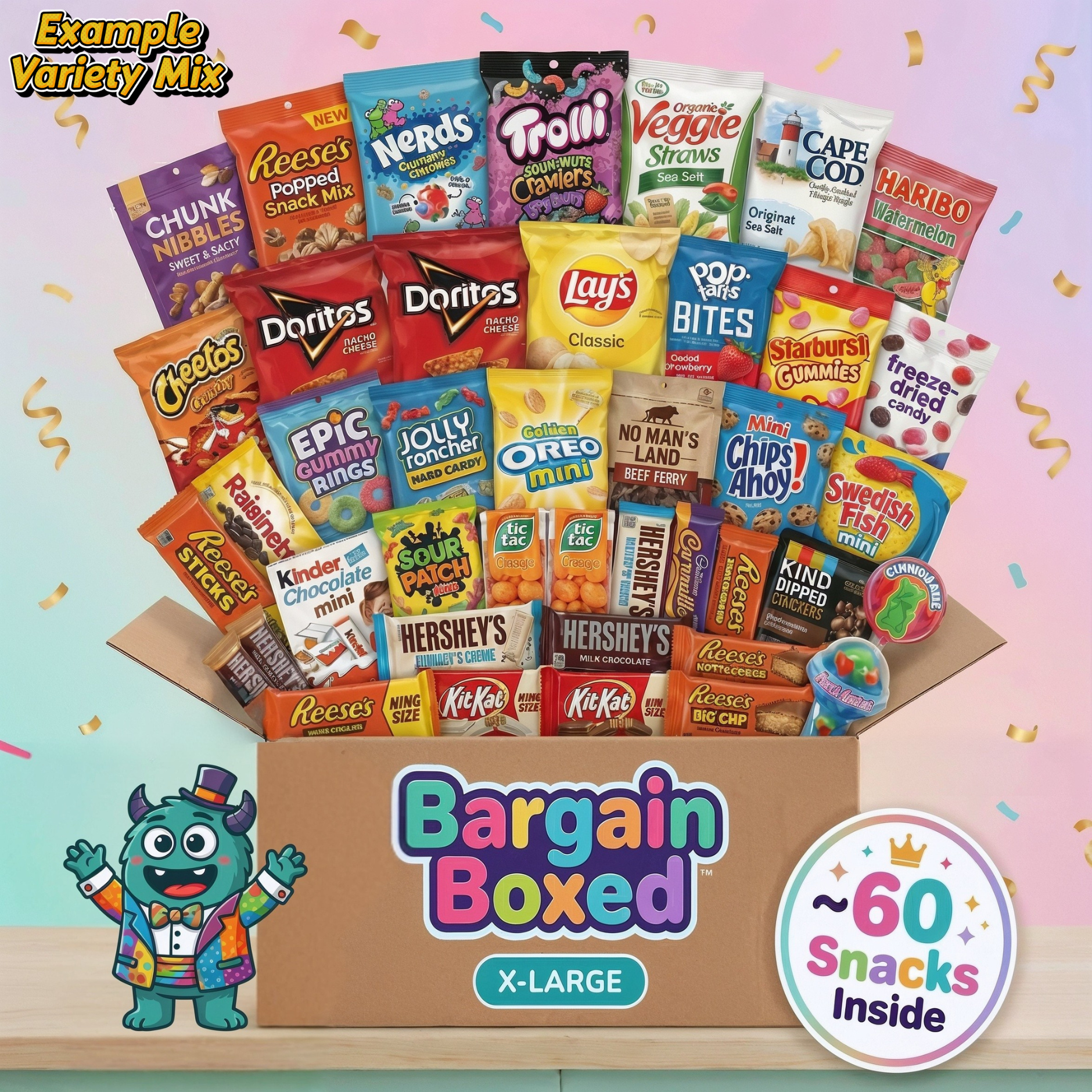 The Bargain Box™ | MEGA Value Mystery Snack Box 🎁