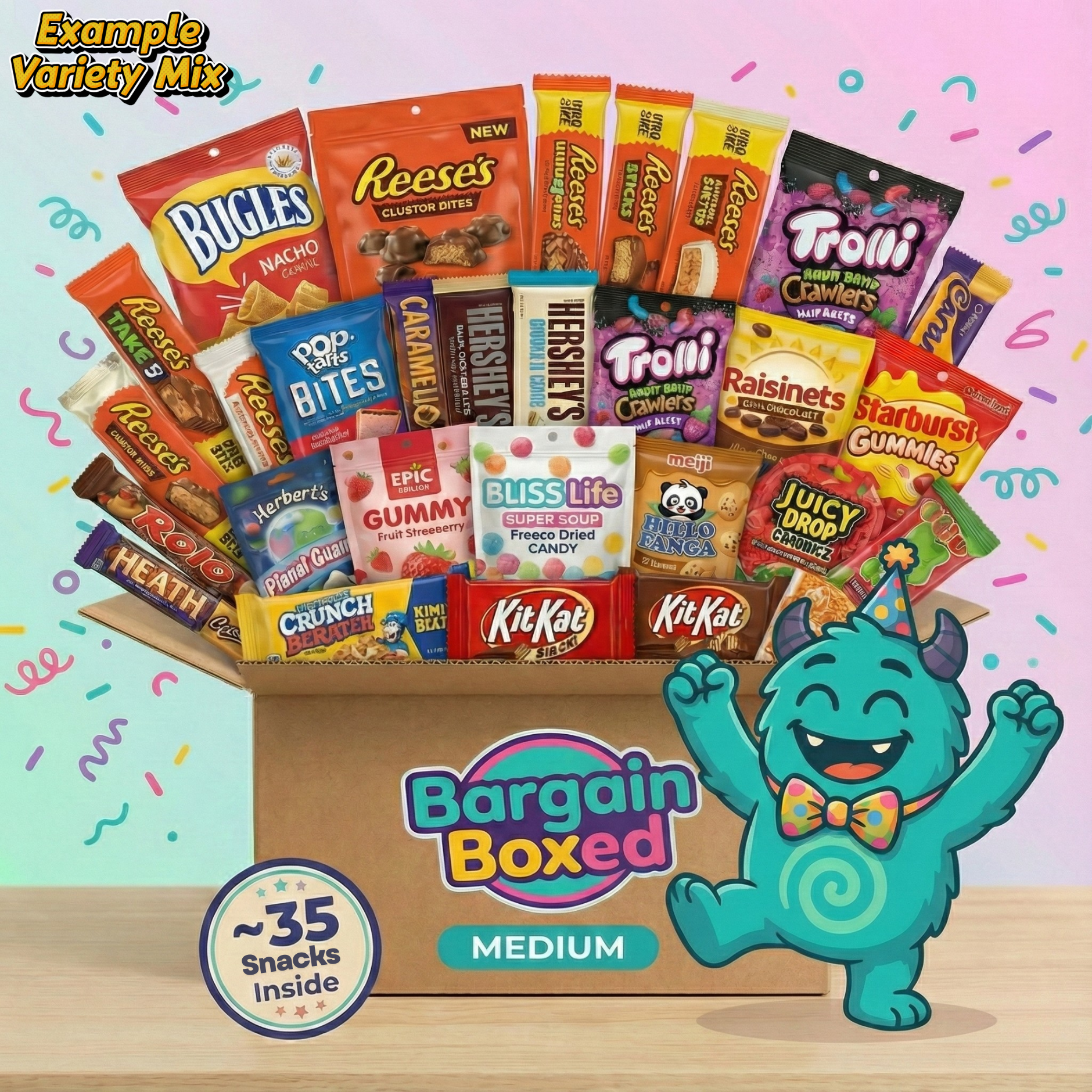 The Bargain Box™ | MEGA Value Mystery Snack Box 🎁