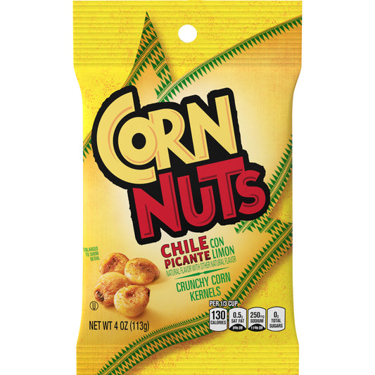 Corn Nuts Chile Picante con Limon Crunchy Corn Kernels, 4 oz Pack