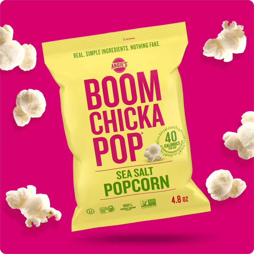 Angie's Boomchickapop Sea Salt Popcorn - 4.8oz