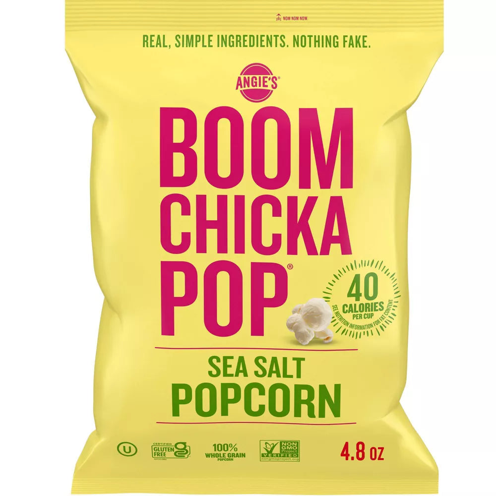 Angie's Boomchickapop Sea Salt Popcorn - 4.8oz
