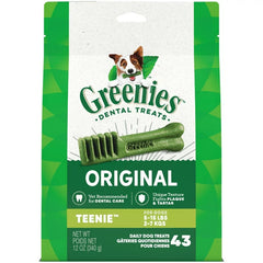 Greenies Adult Original Teenie Dog Dental Treats, 43 Count