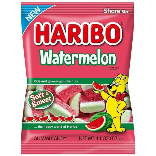 Haribo Watermelon Gummy Candy, 4.1 oz