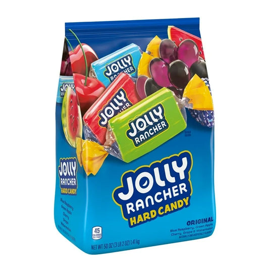 Jolly Rancher Original Fruit Flavored Hard Candy, Bulk Bag 50 oz