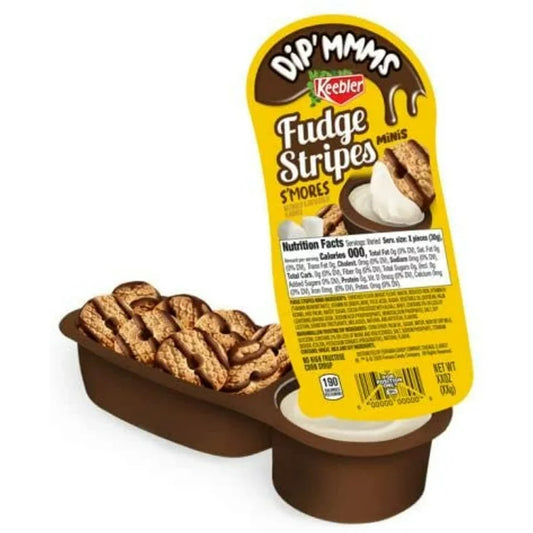 S'mores Fudge Stripe Minis Dip'mmms, 1.5 oz Pack