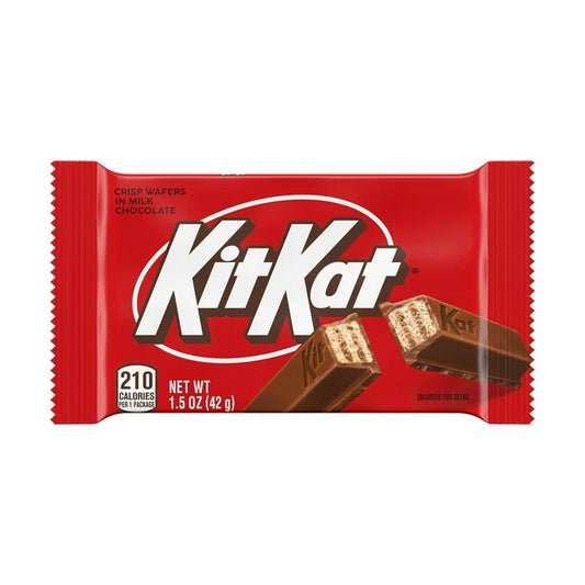 Kit Kat Milk Chocolate Wafer Candy, Bar 1.5 oz