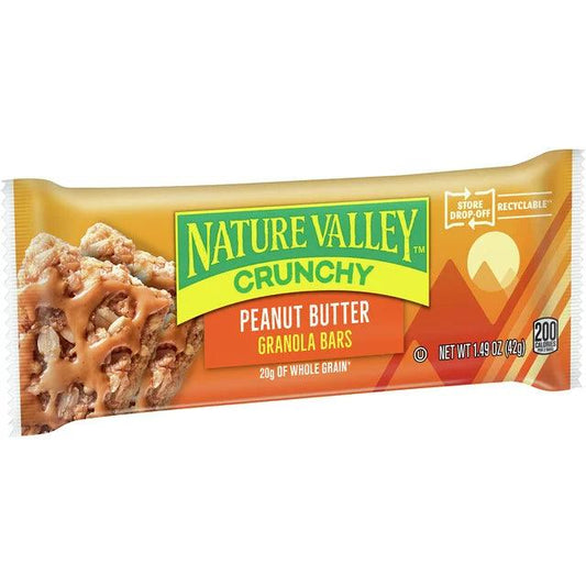 Nature Valley Granola Bars, Crunchy Peanut Butter, 1.49 Oz