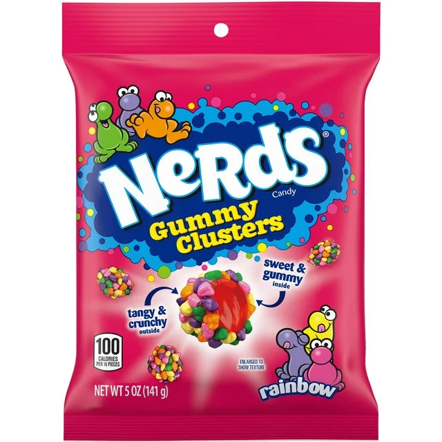 Nerds Gummy Clusters Candy, 5 oz
