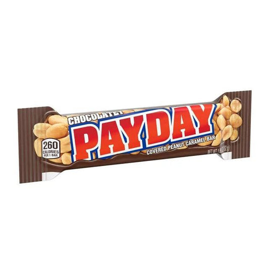 Payday Chocolatey Peanut Caramel Candy, Bar 1.85 oz