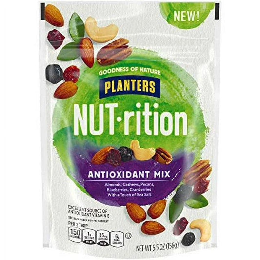 Planters Nutrition Antioxidant Nuts, Snack Mix, 5.5 Oz - BargainBoxed.com