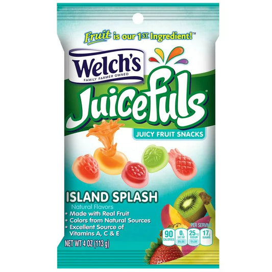Juicefuls Island Splash Juicy Fruit Snack, 4 oz