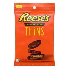 Reese's Thins Milk Chocolate Peanut Butter Cups Candy, Bag 3.1 oz - BargainBoxed.com