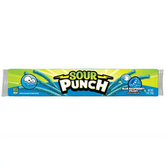 Sour Punch Blue Raspberry Straws 2 oz