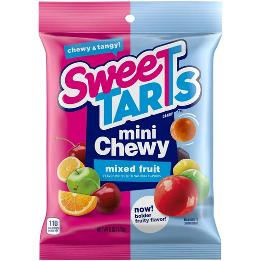 SweeTARTS Mini Chewy Candy Bag, 6 Oz