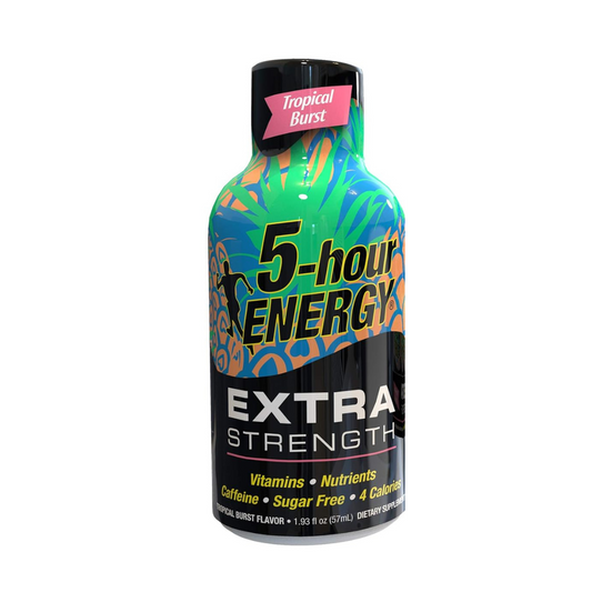 5-hour ENERGY Shot, Extra Strength, Tropical Burst, 1.93 Oz
