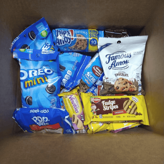 Cookie Mix & Snack Mix Bargain Box, Snack Box, 50 Items