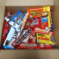 Chocolate & Candy Bar Variety Mix Bargain Box - 100 Items