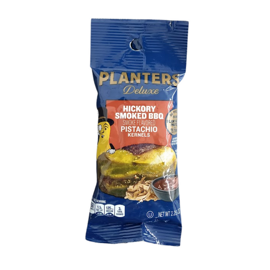 Planters Deluxe Hickory Smoked BBQ Pistachio Kernels, 2.25 oz