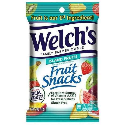 Welch's Fruit Snacks Island Fruit, 5.0 oz