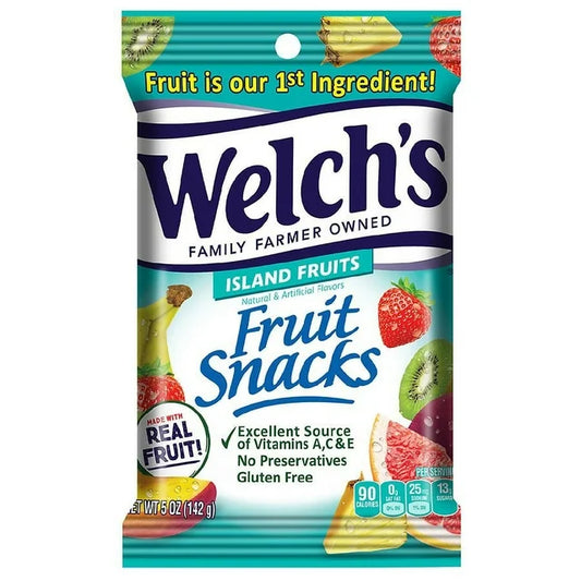 Welch's Fruit Snacks Island Fruit, 5.0 oz