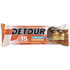 Detour Lower Sugar Protein Bar, Caramel Peanut, 15g Protein