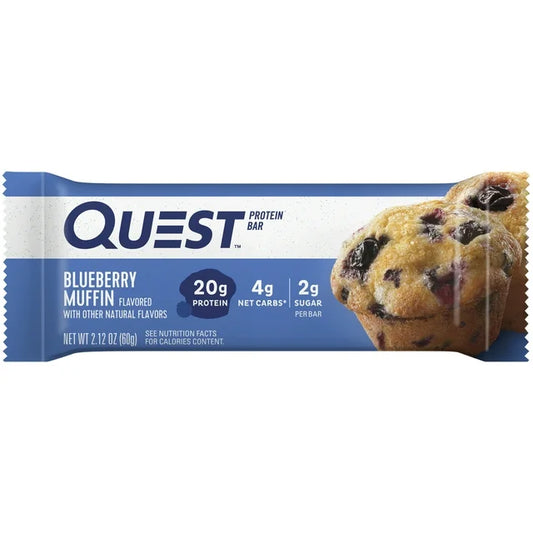 Quest Nutrition Protein Bar, Blueberry Muffin, 2.12 oz.