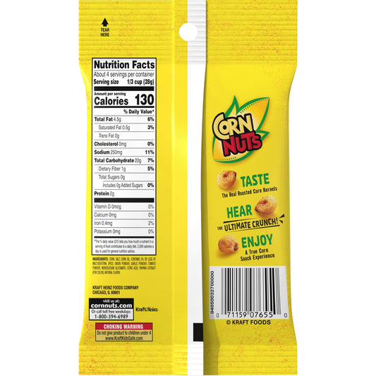 Corn Nuts Chile Picante con Limon Crunchy Corn Kernels, 4 oz Pack