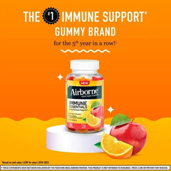 Airborne Immune Essentials Vitamin C Immune Support Gummies, Assorted Fruit Flavor, 132 Count - BargainBoxed.com