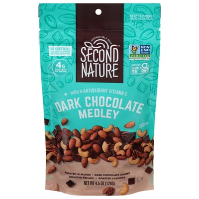 Second Nature Dark Chocolate Medley Trail Mix, 4.5 oz