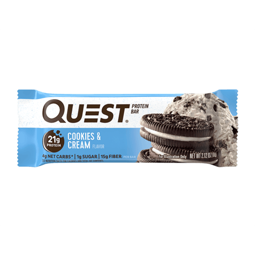 Quest Nutrition Protein Bar Cookies And Cream, 2.12 oz.