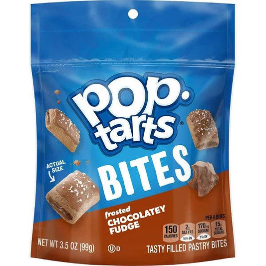 Pop Tarts Bites, Frosted Chocolatey Fudge, 3.5 oz Bag