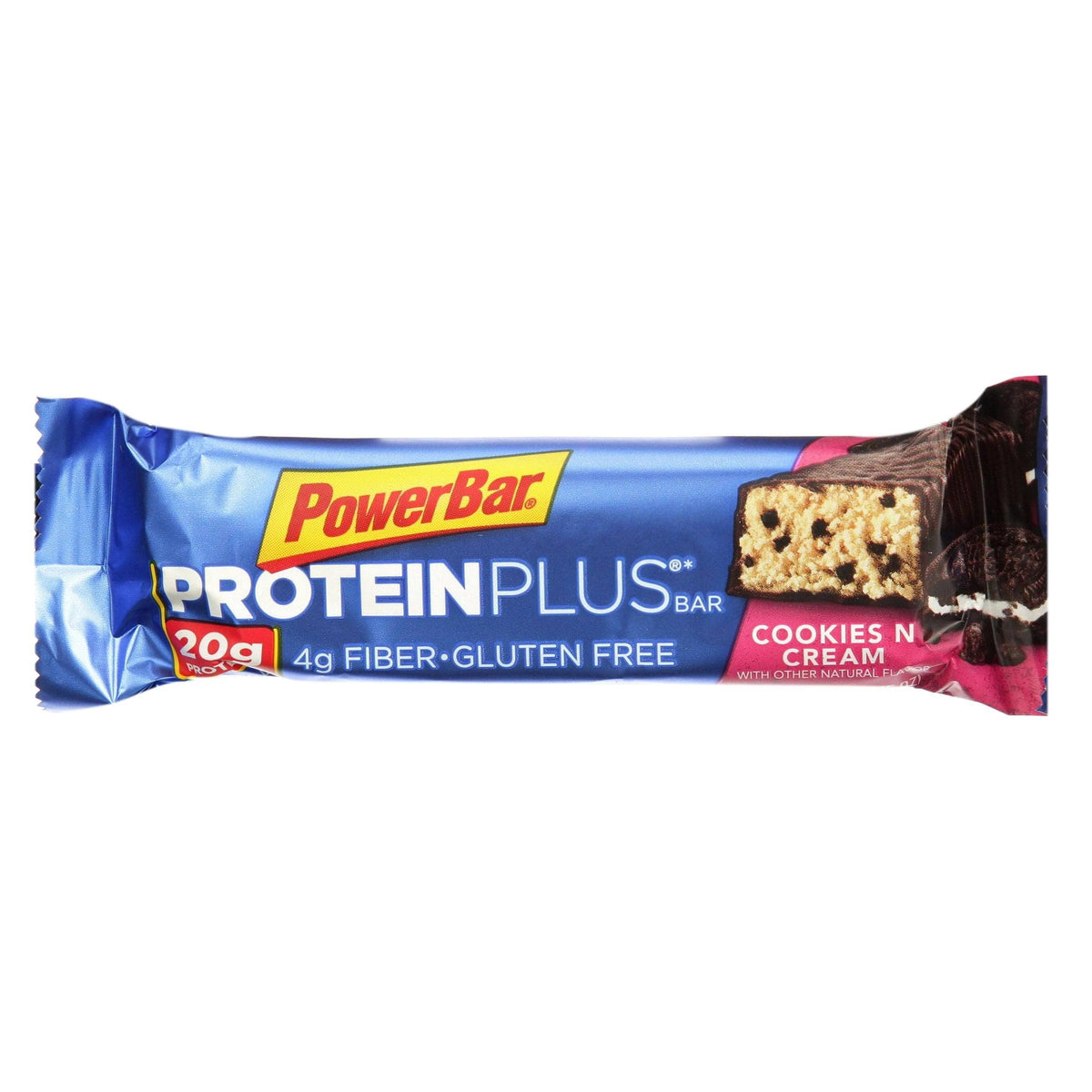 PowerBar Protein Plus Bar, Cookies N Cream - 2.15 oz Bar
