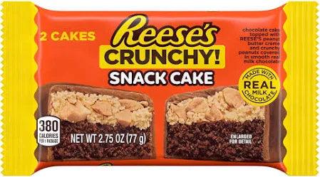 Reese's Milk Chocolate Crunchy Peanut Butter Creme Snack Cake, 2.75 OZ