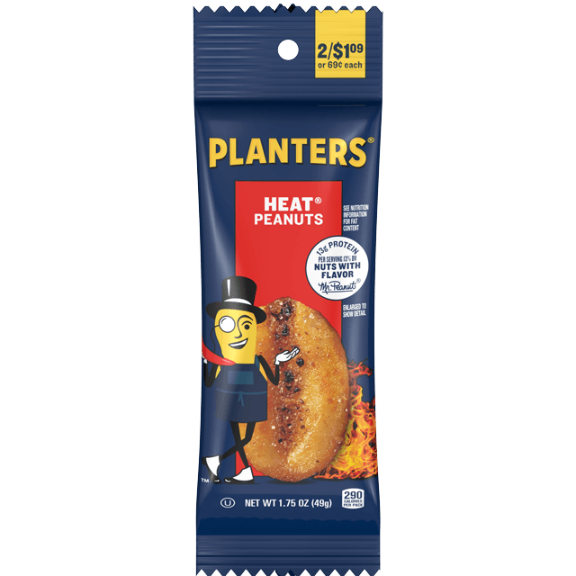 Planters Heat Peanuts 1.75 Oz