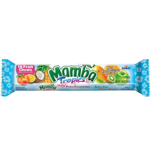 Mamba Tropics Chews 3 Brick Stick Pack, 2.8 oz.