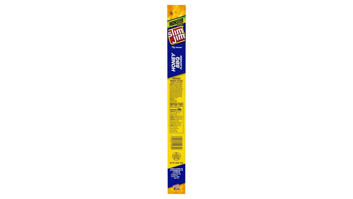 Slim Jim Honey BBQ Monster Meat Stick, 1.94 oz