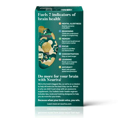 Neuriva Ultra Nootropic Brain Supplement for Mental Alertness, Memory, Focus & Concentration 60ct Capsules - BargainBoxed.com