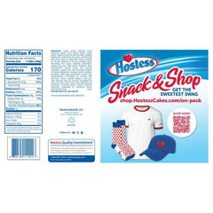 HOSTESS Chocolate CupCakes With Cream, 8 count, 12.7 oz