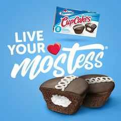 HOSTESS Chocolate CupCakes With Cream, 8 count, 12.7 oz