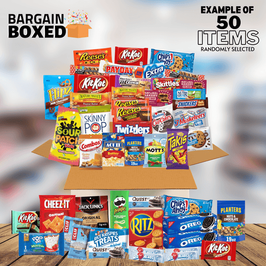 The Bargain Food Box | Discount Snack Box, Full Size Candy Bars In Bulk, Salvage Grocery, Candy In Bulk, Discount Food & More!