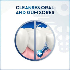 Oral-B Mouth Sore Oral Rinse, Soothing Mint Flavor, 475 mL (16 fl oz) - BargainBoxed.com