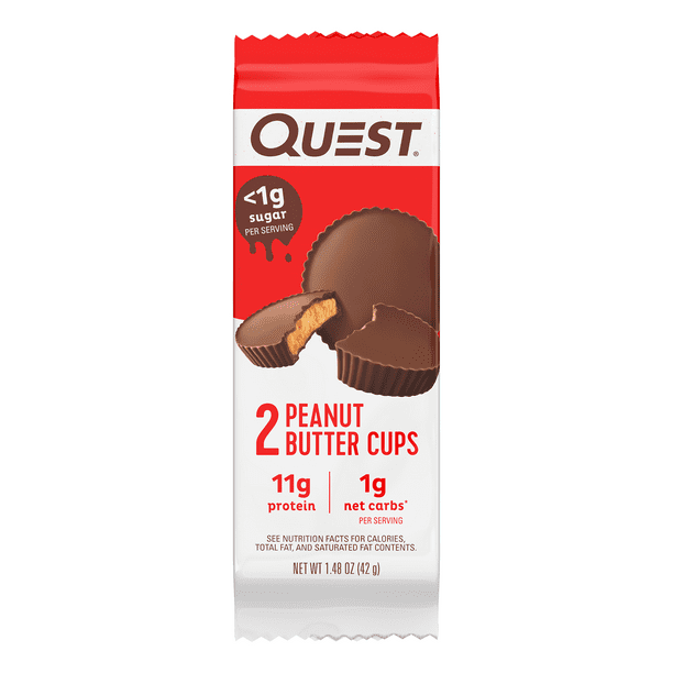 Quest Nutrition Peanut Butter Cups, Low Carb, Gluten Free, Keto Friendly