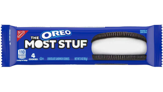 Oreo The Most Stuf Chocolate Sandwich Cookies, 3 Oz