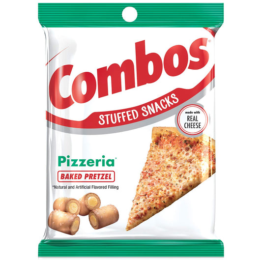 COMBOS Pizzeria Pretzel Baked Snacks 6.3-Ounce Bag