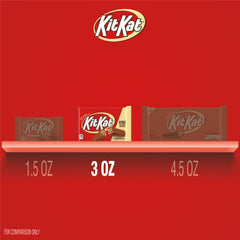 Kit Kat Milk Chocolate King Size Wafer Candy, Bar 3 oz