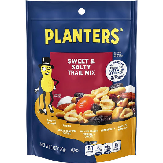 Planters Trail Mix, Sweet & Salty Mix, 6 Oz