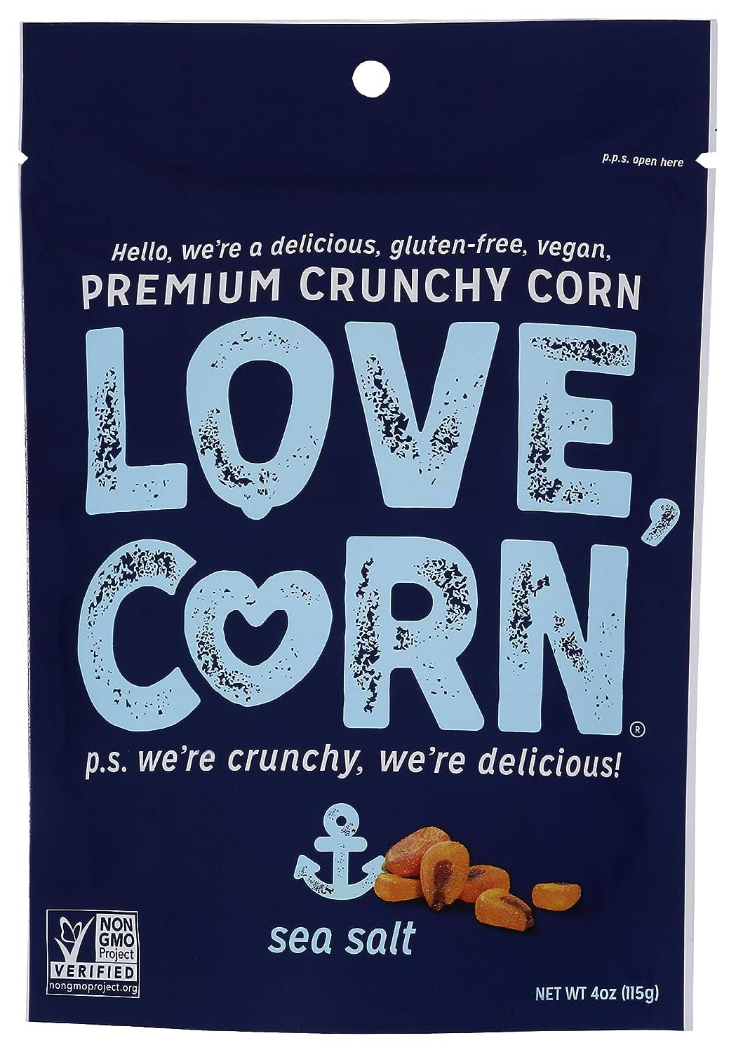 Love Corn, Corn Snack Sea Salt, 4 OZ