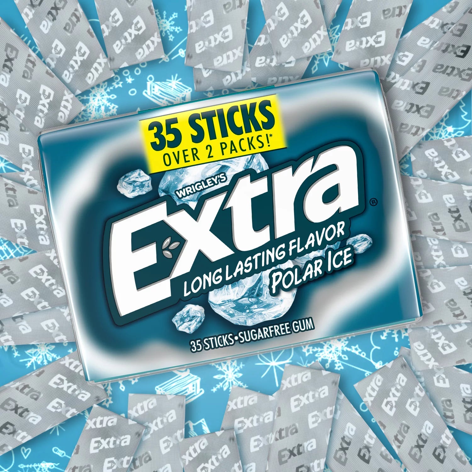 Discount Extra Polar Ice 35 Count Pack, Discount Gum