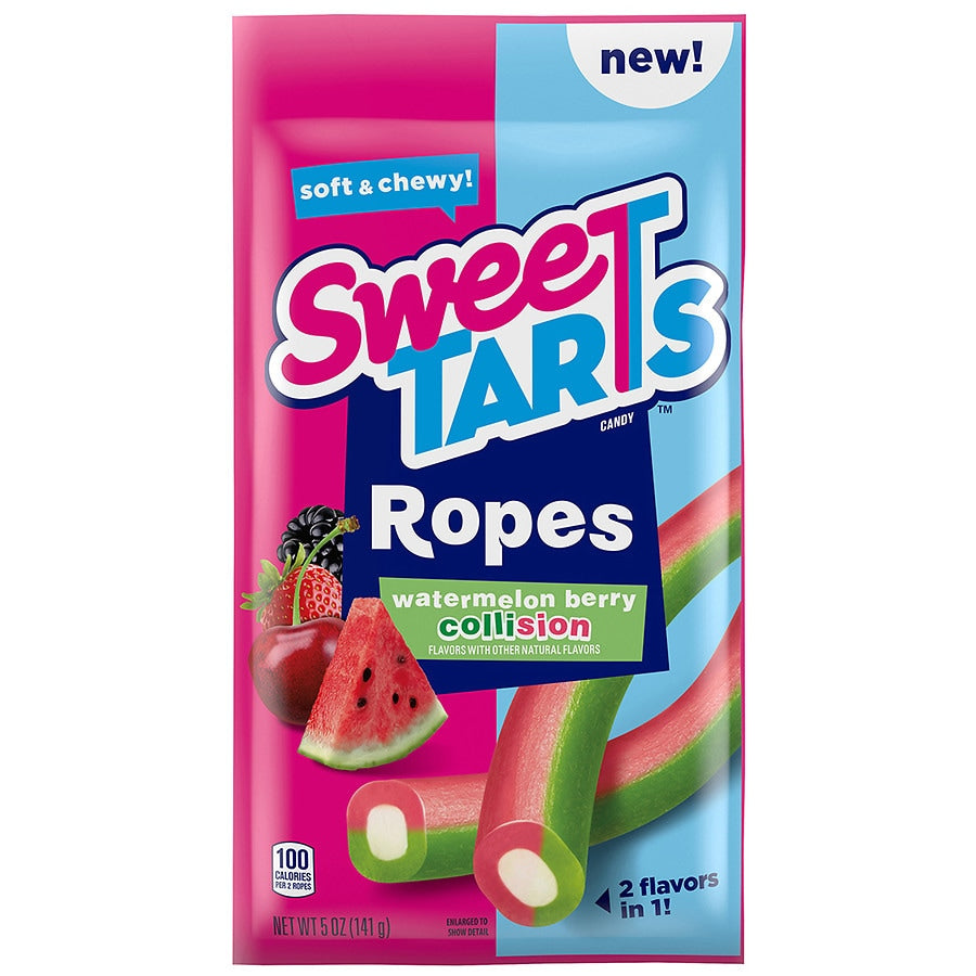 Sweetarts Rope Watermelon Berry Collision 5 Oz