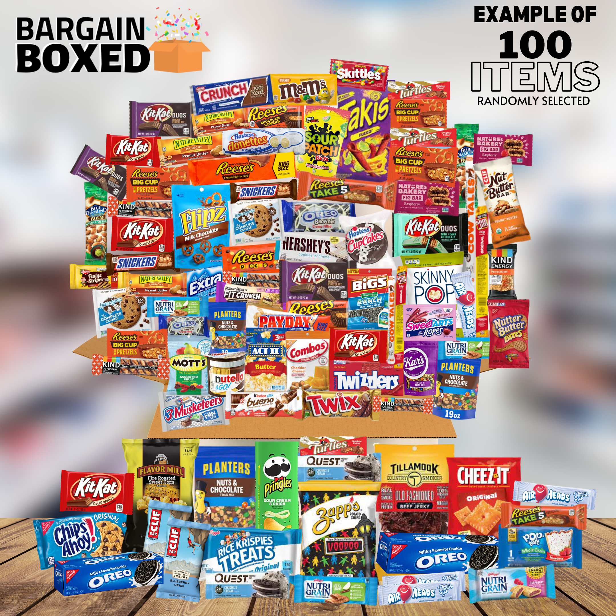 The Bargain Food Box | Discount Snack Box, Full Size Candy Bars In Bulk, Salvage Grocery, Candy In Bulk, Discount Food & More!